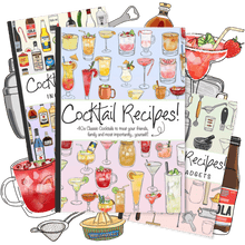 Load image into Gallery viewer, BUNDLE: 40x Cocktail Recipes! Ebook, Cocktail Recipe! Ingredients Ebook and the Cocktail Recipe! Tools and Gadgets Ebook