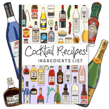 Load image into Gallery viewer, BUNDLE: 40x Cocktail Recipes! Ebook, Cocktail Recipe! Ingredients Ebook and the Cocktail Recipe! Tools and Gadgets Ebook